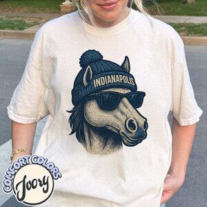 Indianapolis Football Retro-Inspired Style Comfort Colors Tee 159